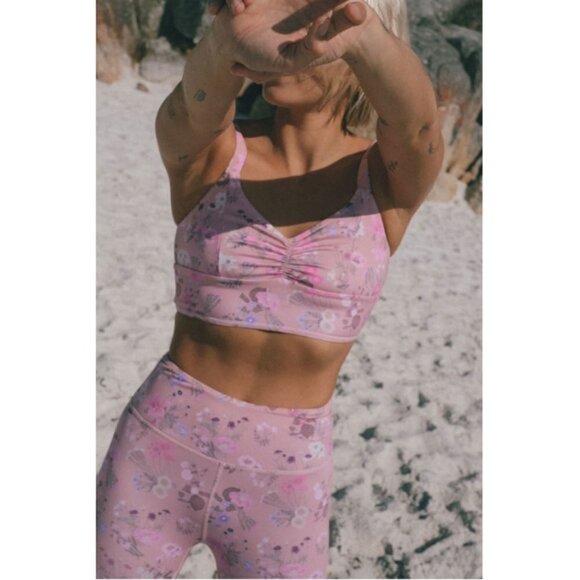 💕SPELL & THE GYPSY💕 Wild Bloom Crop Top ~ Blush Pink Small S NWT - Picture 5 of 16